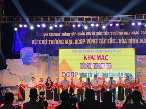 Hội chợ thương mại- OCOP vùng Tây Bắc- Hòa Bình năm 2020 tại tỉnh Hòa Bình