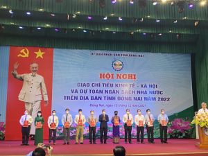 UBND tỉnh đã tổ chức Hội nghị giao chỉ tiêu Kế hoạch kinh tế - xã hội và dự toán ngân sách nhà nước trên địa bàn Đồng Nai năm 2022