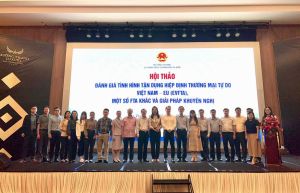 Bộ Công Thương tổ chức Hội thảo đánh giá tình hình tận dụng EVFTA và kiến nghị giải pháp dành cho các cơ quan quản lý nhà nước tại 63 tỉnh thành.