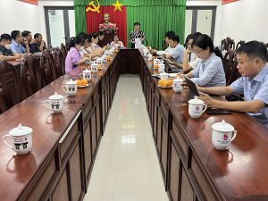 Sở Công Thương làm việc với TP.Biên Hòa về tình hình công nghiệp - thương mại