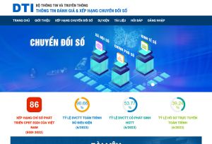 Thông tin xếp hạng đánh giá chuyển đổi số
