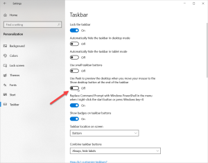 Cách sửa lỗi nút Show Desktop không sử dụng được trên Windows 10