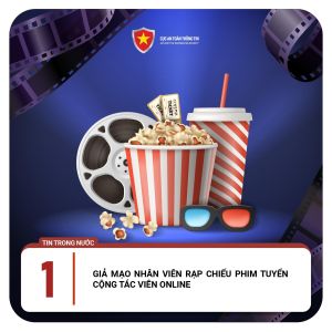 Giả mạo nhân viên rạp chiếu phim tuyển cộng tác viên online