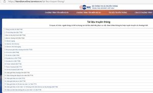 ​Sở Công Thương tuyên truyền tài liệu truyền thông về Chương trình thúc đẩy, hỗ trợ người dân, doanh nghiệp, hộ kinh doanh hiện diện trực tuyến tin cậy, an toàn với các dịch vụ số sử dụng tên miền quốc gia “.vn”