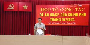 Đẩy nhanh tiến độ hoàn thành các nhiệm vụ theo lộ trình thực hiện Đề án 06