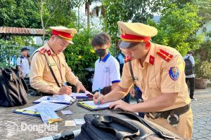 Giao xe cho con chưa đủ tuổi điều khiển, hơn 300 phụ huynh tại Biên Hòa bị xử phạt