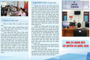 ĐẨY MẠNH TUYÊN TRUYỀN PHÁP LUẬT VỀ QUỐC TỊCH ĐẾN NGƯỜI DÂN