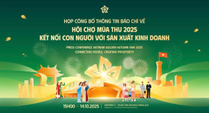 Mời doanh nghiệp, hiệp hội tham gia Hội chợ Mùa Thu năm 2025 (Y)