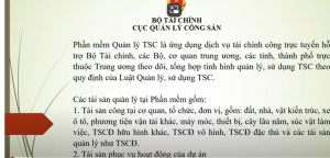 Giới thiệu chung về phần mềm quản lý tài sản công