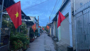 Thực hiện treo cờ Tổ quốc nhân dịp kỷ niệm 80 năm Quốc khánh nước Cộng hòa Xã hội Chủ nghĩa Việt Nam (02/9/1945 - 02/9/2025)