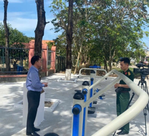 Sở Dân tộc và Tôn Giáo tham dự Khánh thành công trình thể dục - thể thao tại Nhà Văn Hóa Dân tộc Châu Mạ ấp hiệp Nghĩa, xã Định Quán