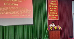 Tuyên truyền, phổ biến,  giáo dục pháp luật cho chức sắc, chức việc, nhà tu hành, tín đồ các tôn giáo, người đại diện hoặc thành viên Ban Quản lý cơ sở tín ngưỡng  trên địa bàn 22 xã, phường tỉnh Bình Phước (cũ) năm 2025