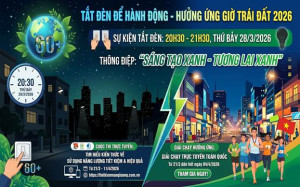Sở Dân tộc và Tôn giáo tỉnh Đồng Nai hưởng ứng phong trào “Toàn dân sử dụng năng lượng tiết kiệm và hiệu quả” và Chiến dịch Giờ Trái đất năm 2026