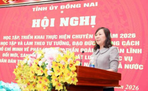 Đảng bộ Sở Dân tộc và Tôn giáo tỉnh Đồng Nai phối hợp tổ chức  Hội nghị học tập, quán triệt và triển khai thực hiện Chuyên đề năm 2026