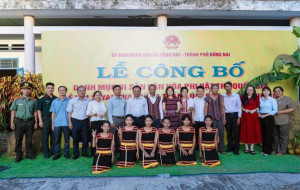 UBND xã Sông Ray tổ chức Lễ công bố di sản văn hóa phi vật thể quốc gia Lễ hội Sayangva (cúng thần lúa) của dân tộc Chơ Ro