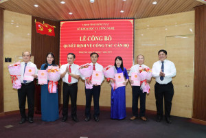 Sở Khoa học và Công nghệ tỉnh Đồng Nai công bố các quyết định về công tác cán bộ