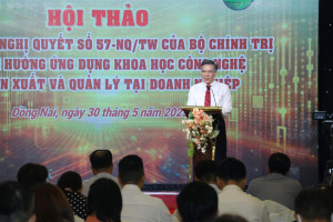 Đẩy mạnh ứng dụng khoa học công nghệ và chuyển đổi số vào hoạt động sản xuất và quản lý doanh nghiệp