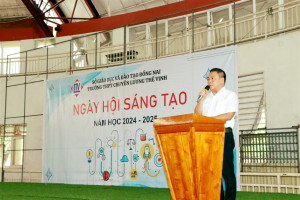 Sôi nổi Ngày hội sáng tạo Trường THPT Chuyên Lương Thế Vinh