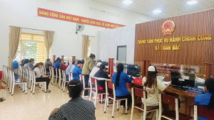 Thực hiện thủ tục hành chính theo cơ chế một cửa, một cửa liên thông tại Bộ phận một cửa và Cổng Dịch vụ công quốc gia