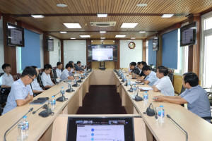 Training on utilizing the paperless meeting software for...