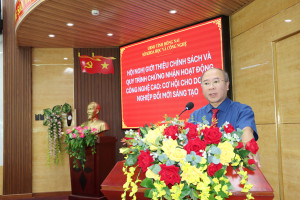 Giới thiệu chính sách và quy trình chứng nhận hoạt động công...