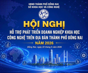 Mời tham dự Hội nghị hỗ trợ phát triển doanh nghiệp khoa học và công nghệ năm 2026