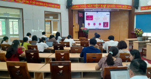 Cán bộ, đảng viên, công chức, viên chức Sở Khoa học và Công nghệ tham dự Hội nghị toàn quốc quán triệt, triển khai Nghị quyết Hội nghị lần thứ tư Ban Chấp hành Trung ương Đảng khóa XIV