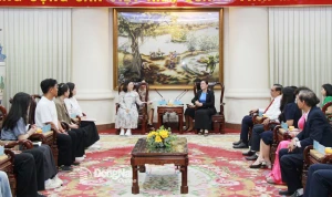 Đoàn thanh, thiếu niên tỉnh Jeollanam, Hàn Quốc giao lưu tại Đồng Nai