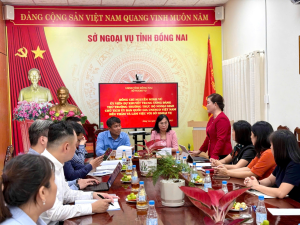 THỨ TRƯỞNG THƯỜNG TRỰC BỘ NGOẠI GIAO NGUYỄN MINH VŨ THĂM VÀ LÀM VIỆC TẠI SỞ NGOẠI VỤ TỈNH ĐỒNG NAI