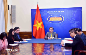 Bộ trưởng Ngoại giao điện đàm với Bộ trưởng Bộ châu Âu và Ngoại giao Pháp
