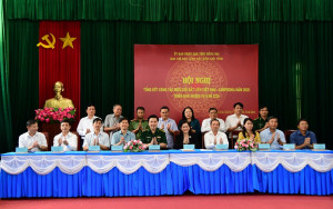 KÝ KẾT QUY CHẾ PHỐI HỢP LIÊN NGÀNH TRONG QUẢN LÝ, BẢO VỆ BIÊN GIỚI QUỐC GIA