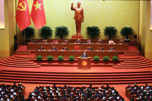 Đại hội đại biểu toàn quốc lần thứ XIV của Đảng khai mạc sáng 20/1 - Ảnh: VGP/Nhật Bắc