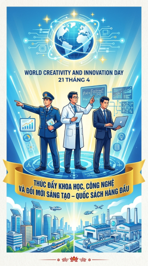 Nhiệt liệt chào mừng Ngày Sáng tạo và Đổi mới sáng tạo thế giới - 21/4/2026