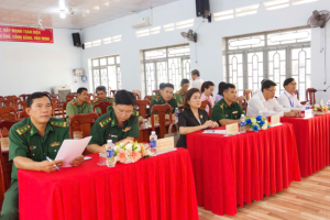 BAN CHỈ ĐẠO CÔNG TÁC BIÊN GIỚI THÀNH PHỐ ĐỒNG NAI BÀN GIAO HỒ SƠ ĐƯỜNG BIÊN, MỐC QUỐC GIỚI TẠI XÃ BÙ GIA MẬP