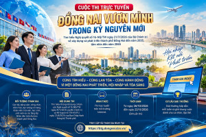 SỞ NGOẠI VỤ THÀNH PHỐ ĐỒNG NAI HƯỞNG ỨNG CUỘC THI TRỰC TUYẾN “ĐỒNG NAI VƯƠN MÌNH TRONG KỶ NGUYÊN MỚI”