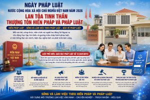 Lan tỏa tinh thần thượng tôn pháp luật