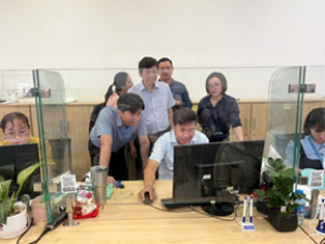 Kiểm tra công vụ đột xuất tại UBND các xã:  Đồng Tâm, Phước Sơn, Bom Bo