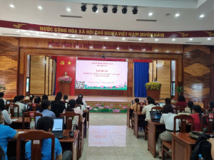 HỘI NGHỊ TRIỂN KHAI NGHIỆP VỤ CÔNG TÁC VĂN THƯ, LƯU TRỮ CẤP...