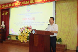 Tổ chức lớp tuyên truyền tư vấn về công tác xuất khẩu lao động năm 2026