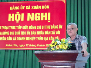 TĂNG CƯỜNG CÔNG TÁC ĐỐI THOẠI GIỮA NGƯỜI ĐỨNG ĐẦU CẤP ỦY, CHÍNH QUYỀN CẤP XÃ VỚI NHÂN DÂN, DOANH NGHIỆP