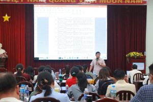 Quang cảnh lớp tập huấn