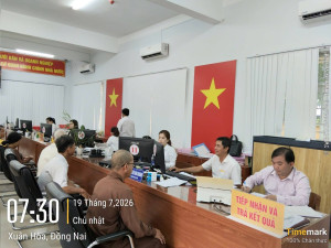 MÔ HÌNH “CHỦ NHẬT KHÔNG NGHỈ – XUÂN HÒA TIÊN PHONG VÌ NHÂN DÂN PHỤC VỤ