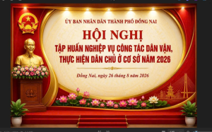 TẬP HUẤN NGHIỆP VỤ CÔNG TÁC DÂN VẬN,   THỰC HIỆN DÂN CHỦ Ở...