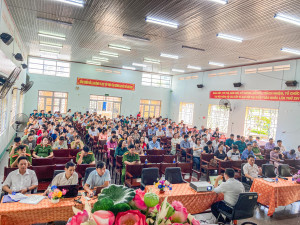 UBND xã Sông Ray tổ chức tập huấn Chương trình "Bình dân học...