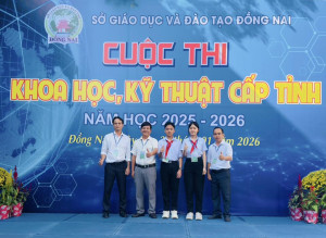 XÃ SÔNG RAY THAM DỰ VÒNG CHUNG KẾT CUỘC THI KHOA HỌC KỸ THUẬT CẤP TỈNH