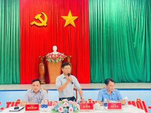 XÃ SÔNG RAY TỔ CHỨC HỘI NGHỊ LẤY Ý KIẾN GIỚI THIỆU NHÂN SỰ TÁI CỬ CÁC CHỨC DANH LÃNH ĐẠO HĐND, UBND XÃ NHIỆM KỲ 2026 – 2031