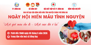 5/5/2026 - CHUNG TAY HIẾN MÁU TÌNH NGUYỆN - LAN TỎA NGHĨA CỬ CAO ĐẸP TẠI SÔNG RAY