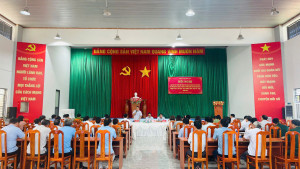 ĐẢNG ỦY XÃ SÔNG RAY TỔ CHỨC HỘI NGHỊ THỰC HIỆN QUY TRÌNH GIỚI THIỆU, BỔ SUNG NHÂN SỰ QUY HOẠCH CÁC CHỨC DANH CÁN BỘ LÃNH ĐẠO, QUẢN LÝ NĂM 2026