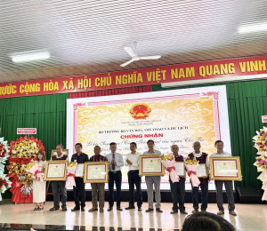 TIN VUI: XÃ SÔNG RAY ĐÓN NHẬN DI SẢN VĂN HÓA PHI VẬT THỂ QUỐC GIA