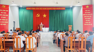 XÃ SÔNG RAY THAM DỰ HỘI NGHỊ TRỰC TUYẾN TẬP HUẤN TRIỂN KHAI THỦ TỤC HÀNH CHÍNH CỦA ĐẢNG TRÊN MÔI TRƯỜNG ĐIỆN TỬ